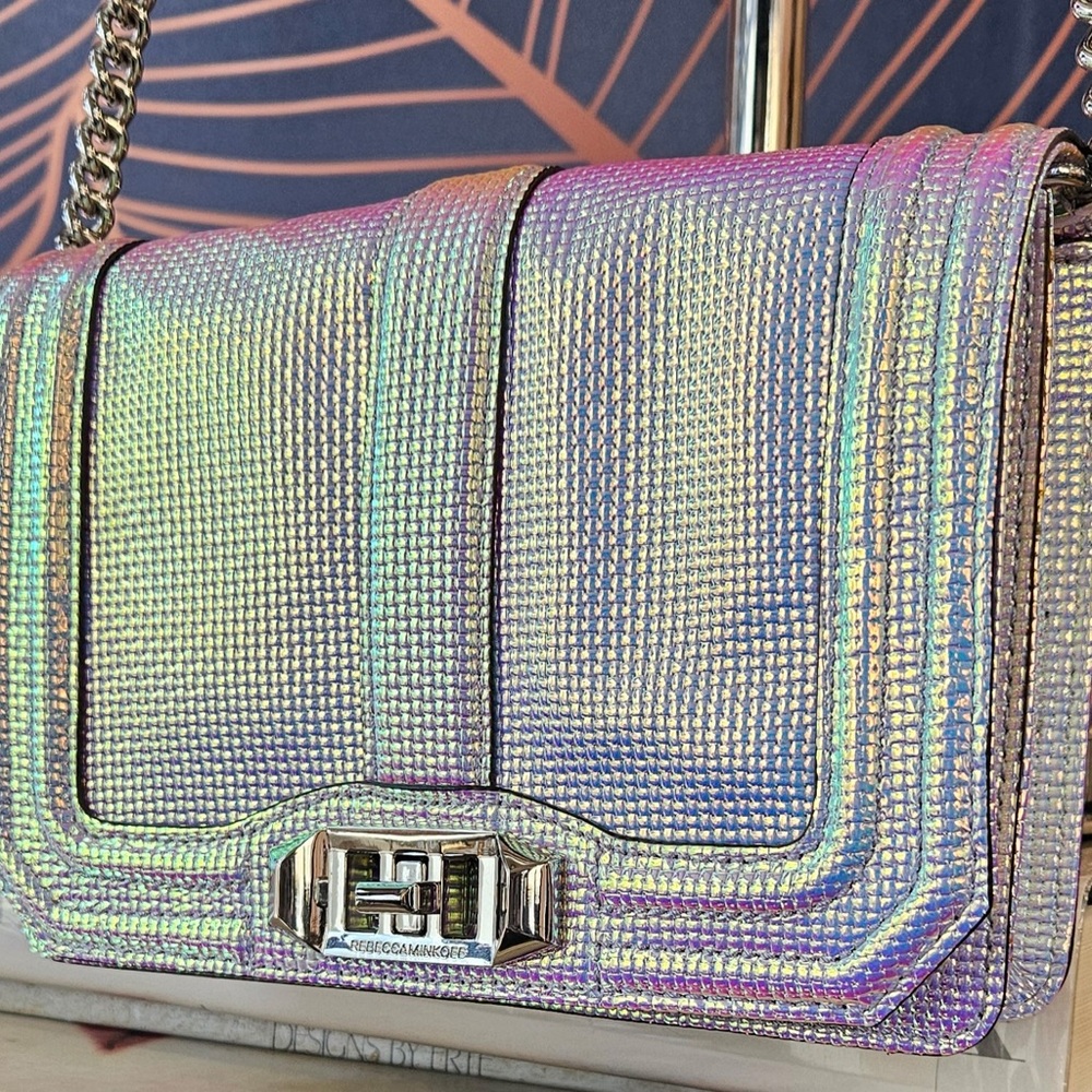 Rebecca Minkoff RARE Holographic Crossbody Bag - Picture 4 of 10
